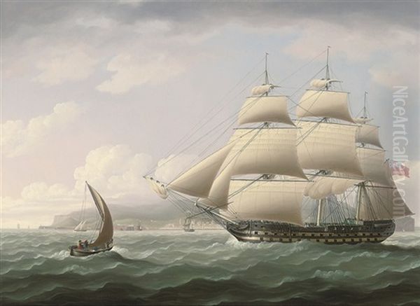 The Honourable East India Company's Ship Dunira - view 1