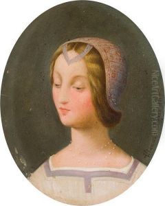 Fanciulla In Vesti Rinascimentali by Saverio Francesco Altamura