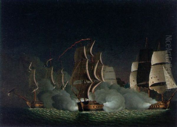 A Naval Engagement - view 1