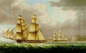 A Naval Incident Off Beachy Head During The Napoleonic Wars