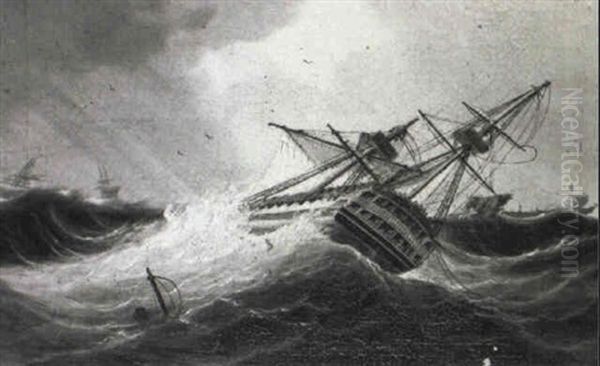 The Squadron Scattered In The Gale - view 1