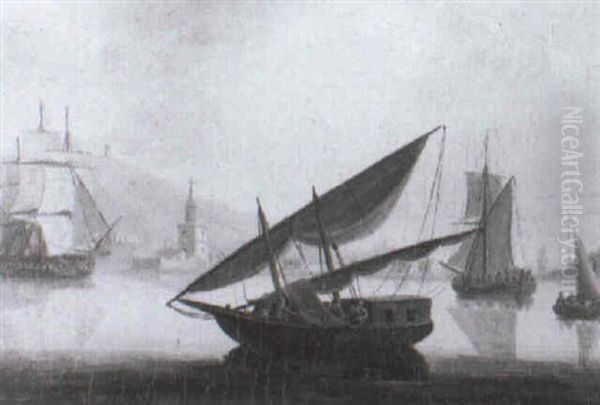 Shipping Off A Mediterranean Port - view 1