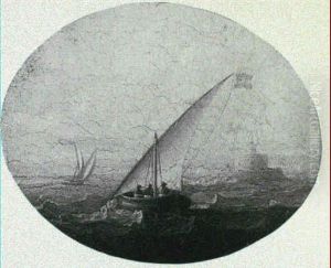 A Xebec Entering The Tagus [&] An American        Schooner Coming Out Of The Tagus W/the Tower Of Belem Beyond