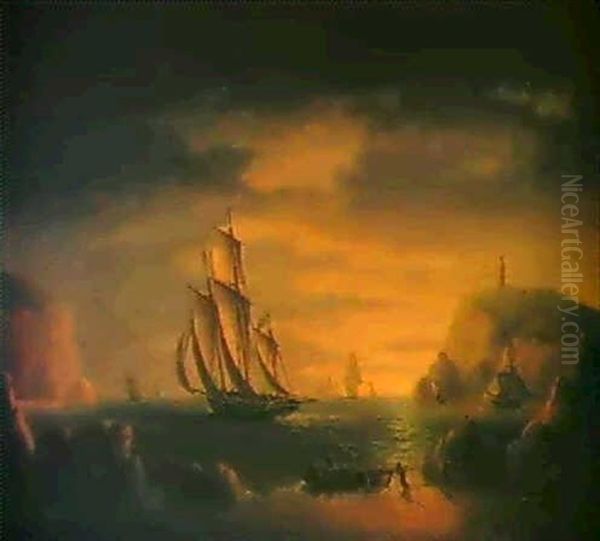 Moonlight Pirate Scene - view 1