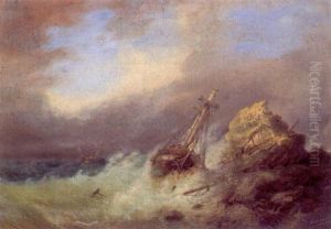 Schiffbruch Auf Sturmischer See