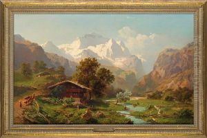 Lauterbrunner Valley Showing Jungfrau