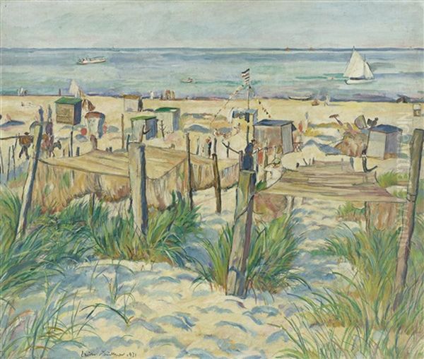 "sonniger Strand, Heringsdorf" - view 1