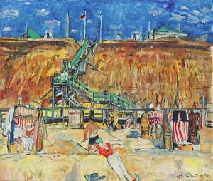 Strandszene by Erich Buettner