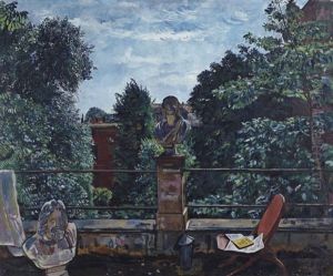 On The Roof Terrace by Erich Buettner