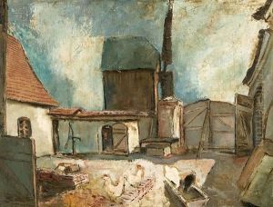 Der Muhlhof Bei Oppin by Erich Buettner