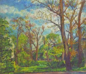 Die Hitzigstrasse Am Tiergarten (berlin) by Erich Buettner