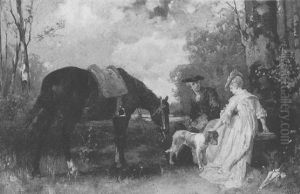 Galante Szene by Helene Buettner