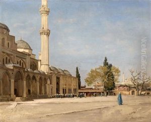 Vue De La Mosquee Yeni-djami A Istanbul