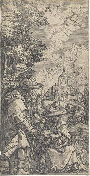 The Rest On The Flight Into Egypt. - view 1