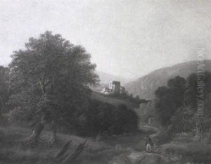 Swiss Landscape by Abraham Louis Buvelot