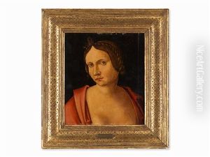 Female Portrait (on Two Joined Parts)