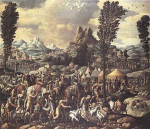 The Parting Of Jacob And Laban by Cornelis Bernardus Buys