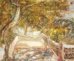 Southern Yard by Georges Leon Ernest Buysse
