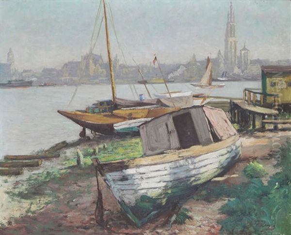 La Rade D'anvers, Vue De La Rive Gauche - view 1