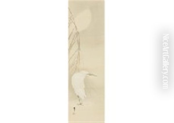 Moon And Heron - view 1