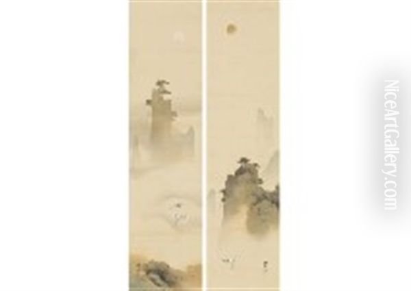 Untitled (a Pair Of Scrolls) - view 1