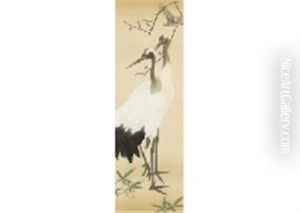 Two Crane by Kimura Buzan