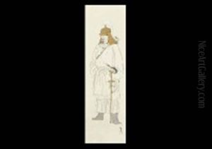 Kanmu Emperor by Kimura Buzan