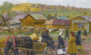 View Of Dmitriev by Vyacheslav Pavlovich Bychkov