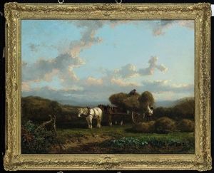 Loading The Haywain by Alfred Eduard Agenor de Bylandt