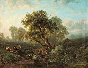 Vilande Herdar by Alfred Eduard Agenor de Bylandt