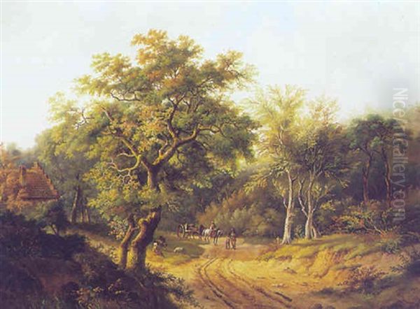 Travellers On A Path - view 1