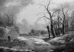 Hollandische Landschaft Im Winter by Cornelis Bylard