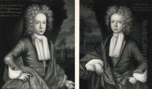 Portraits Of Sir Henry Oxenden, 4th Bt. Of Deane, Kent His Brother George As Boys by Edward Byng