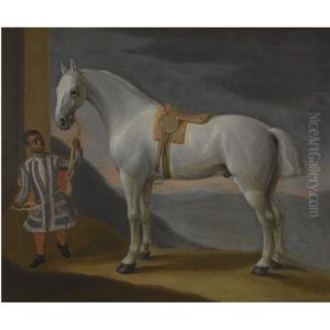Carpenter, Lord Craven's Hunter, Held By A Negro Page