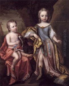 Portrait Of The Hon William And Fulwar Craven Wearing Classical Dress Portrait Of The Hon William And Fulwar Craven Wearing Classical Dress
