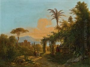 Italienische Landschaft by Joseph Altenkopf