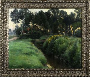 Paysage Avec Riviere