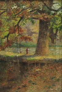 Autumn In The Forest by Dimitrie N. Cabadaieff