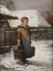 La Porteuse D'eau by Louis Simon Cabaillot Lassalle