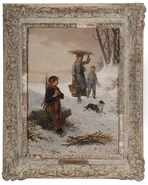 Gathering Winter Fuel - view 1