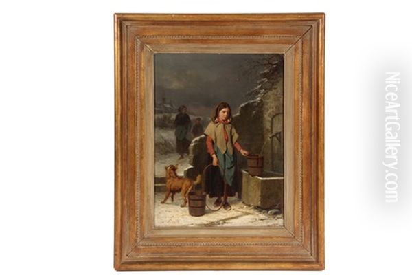 The Water Girl In Winter - view 1