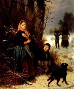 Young Wood Gatherers, Winter