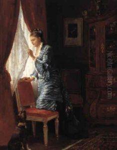 Waiting In Anticipation by Louis Simon Cabaillot Lassalle