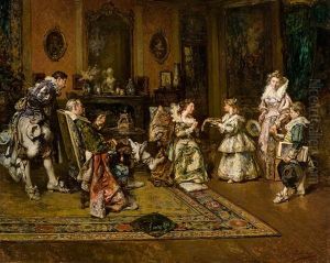 Aristocratic Family by Maximo Juderias Caballero