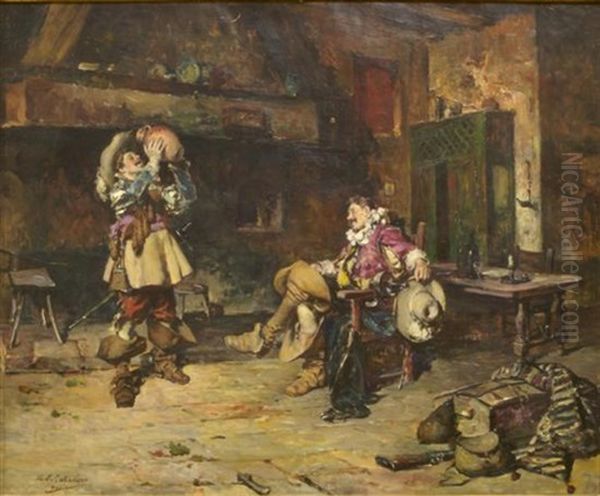 Cavaliers At Tavern - view 1
