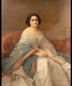 Portrait De Madame Isaac Pereire by Alexandre Cabanel