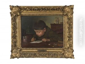 L'ecolier Attentif by Alexandre Cabanel