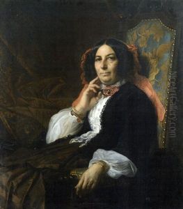 Portrait De Dame by Alexandre Cabanel