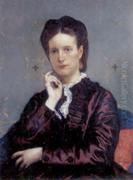 Portrait De Madame Hippolyte Doyon Nee Pouchelon (?) - view 1