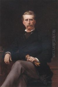 Portrait De John William Mackay by Alexandre Cabanel